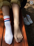 Love media no.013, the girl next door with unique temperament, pink cotton socks and white socks(81)