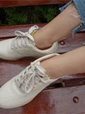 Love media No.014 high cold style of big sister Oh, small white shoes with pink boat socks(170)