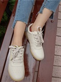 Love media No.014 high cold style of big sister Oh, small white shoes with pink boat socks(181)