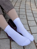 Love media No.015 scholarly temperament girl, pork with white cotton socks(53)