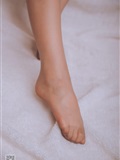 SSA silk society issue 020 little Qiqi sexy female secretary's boudoir high end grey silk feet(30)