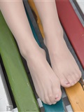 SSA silk society no.030 Zhimo - close up of the toe curve of flesh colored silk stockings(96)