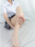 Rose foot photo of Sen Luo group gg-003 Xichen JK white silk(89)