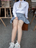 MSLASS梦丝女神 2019-09-25 Vol.053 恬恬 画室少女(15)