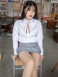 MSLASS梦丝女神 2019-09-25 Vol.053 恬恬 画室少女