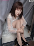 MSLASS梦丝女神 2019-11-23 Vol.073 莎莎 透明白纱裙(25)