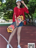 Yueyue plays skateboarding in silk stockings(2)