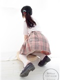森萝财团萝莉丝足写真 無料-001 JK格子裙(22)