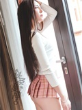 [Toutiao headline goddess] March 28, 2018 Mo Xiaoxi  Lin Yiyi miniskirt girl(22)