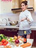 [Toutiao headline goddess] April 24, 2018 Feng Xuejiao, goddess kitchen(7)