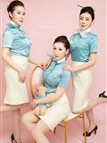 [Toutiao headline goddess] April 1, 2019 cos Korean Air Stewardess(22)