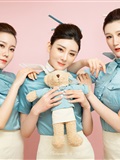 [Toutiao headline goddess] April 1, 2019 cos Korean Air Stewardess(27)