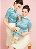 [Toutiao headline goddess] April 1, 2019 cos Korean Air Stewardess(29)