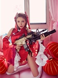[xiuren.com] photo on January 25, 2018 no.911 cos gun girl Huang lelan(9)