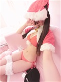 Double horsetail lolixi Christmas swimsuit(2)