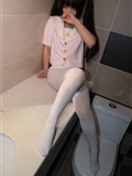 [森萝财团]萝莉丝足写真 ALPHA-012 酒店粉红女孩SM白丝(46)