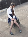 Photo by Senluo group - [ssr-009] outdoor black silk schoolgirl(58)