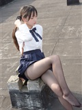Photo by Senluo group - [ssr-009] outdoor black silk schoolgirl(64)