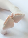 [森萝财团]萝莉丝足写真 SSR-012 30D奶白超滑丝袜(10)