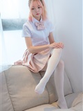 [森萝财团]萝莉丝足写真 SSR-012 30D奶白超滑丝袜(64)