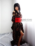 Japanese doll taboo love rope art in sunshine room(8)