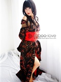 Japanese doll taboo love rope art in sunshine room(17)