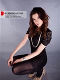 Taboo photography of fashionable black silk taboo love(28)