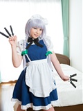 [Cosplay] 2013.04.13 Touhou Project - Izayoi Sakuya great body and shaved pussy(2)