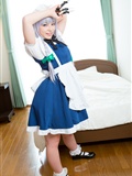 [Cosplay] 2013.04.13 Touhou Project - Izayoi Sakuya great body and shaved pussy(10)