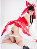 [Cosplay] Touhou Project - Reimu Hakurei with naughty face and great ass and tits(29)