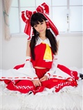 [Cosplay] Touhou Project - Reimu Hakurei with naughty face and great ass and tits(31)