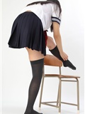 Anonymous sailor clothes and knee high Japan AV women's(24)