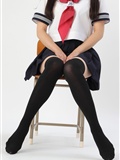 匿名 セーラー服とニーハイ２ 日本av女优丝袜[NAKED-ART]  NO.00603(86)