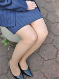 Aoyama Weiyang 23 year old office lady Japan AV women's sexy uniform stockings(10)