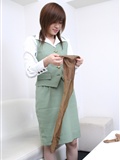 Yoko ikeshangko 20 office lady Japanese uniform MMM silk socks temptation(58)