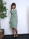 Yoko ikeshangko 20 office lady Japanese uniform MMM silk socks temptation(93)