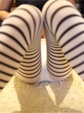 NO.093- ROSI.CC  Zebra silk stockings beauty photo(7)