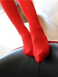 [ROSI] No.190 anonymous photo red clothes red stockings bold super temptation(5)