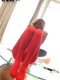 [ROSI] No.190 anonymous photo red clothes red stockings bold super temptation(7)