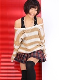 An Zhitong [RQ star] [02-06] no.00598 uniform silk stockings leg beauty photo(16)