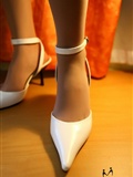 [sityle original photo] 20130315 no.090 white high heel meat colored silk stockings(25)