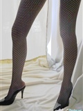 Grid black stockings Persian cat beauty VIP selected set of pictures(72)