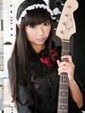 Silk stockings beauty guitar campus cosplay(5)