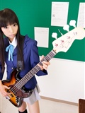 Silk stockings beauty guitar campus cosplay(42)