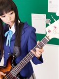 Silk stockings beauty guitar campus cosplay(43)