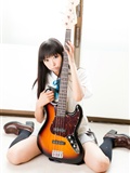 Silk stockings beauty guitar campus cosplay(57)