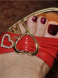 Fannie Fanny HD original picture colorful (red sandal 1) No.048(2)