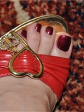 Fannie Fanny HD original picture colorful (red sandal 1) No.048(3)