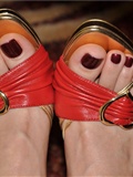 Fannie Fanny HD original picture colorful (red sandal 1) No.048(5)