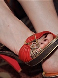 Fannie Fanny HD original picture colorful (red sandal 1) No.048(15)